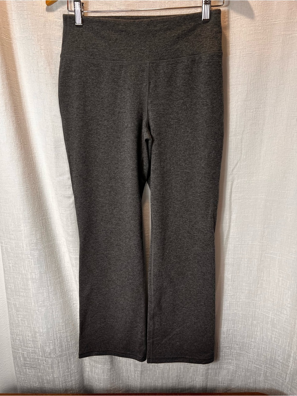 Athletic Works Dark Charcoal Pull-On Flare Pants Size Small